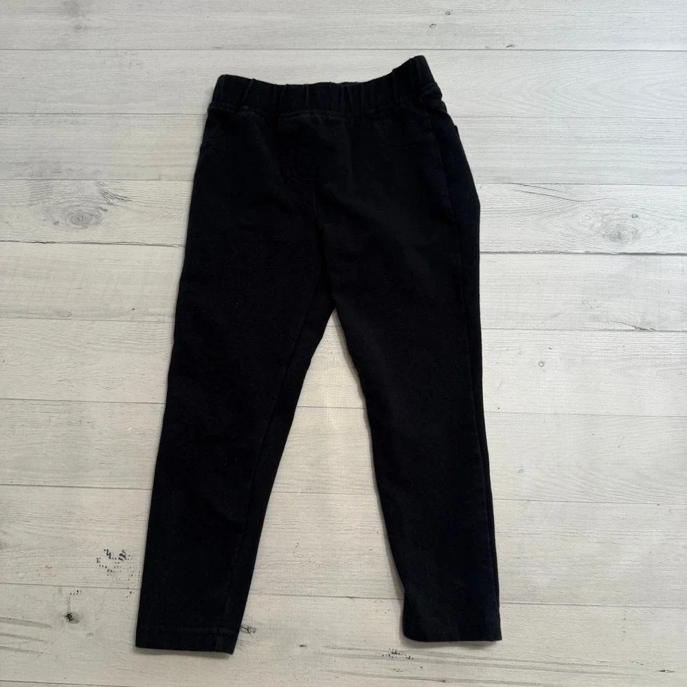 Hanna Andersson girls‎ black leggings 100/4